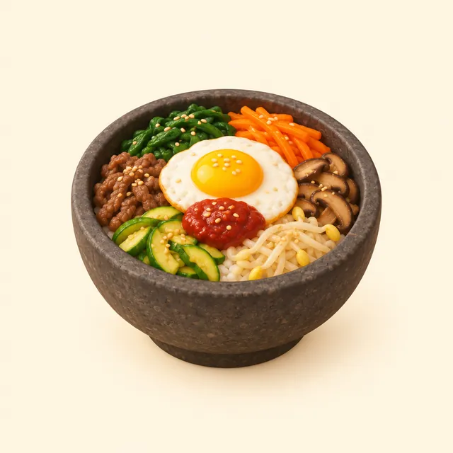 bibimbap / ryż z warzywami