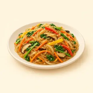 japchae / smażony makaron szklany