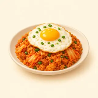 smażony ryż z kimchi