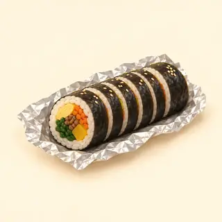 kimbap / nasi gulung rumput laut