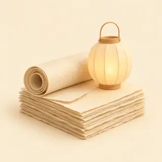 hanji (papel na Koreano)